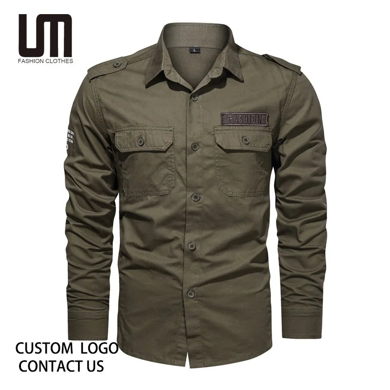 OEM ODM Autumn Winter Fashion Men Plus Size 5XL 6XL Shirts Long Sleeves Casual Blouse