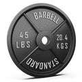 Gym Equipments Free Weight Lifting 45lb 50mm Cast Iron Weight Plates for Sale