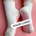 Wholesale Non Slip Pilates Socks With Grips Women Cotton Yoga Sock for Yoga Ballet Barefoot Workout