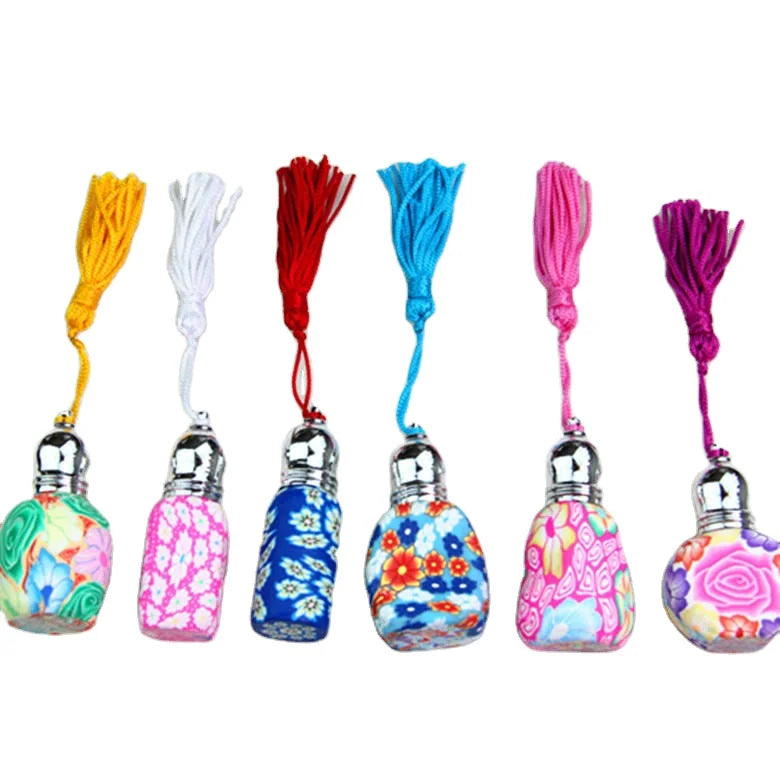 New Design  Factory Direct Refillable Mini 5ML Polymer Clay Roller Bottle with Tassel Cap