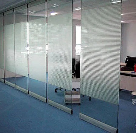 Factory Directly Movable Operable Glass Room Partition Walls Tempered Glass for Office Meeting Room