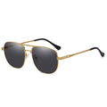 GWTNN Oculos De Sol Feminino New Pilot Men Square Men's Alloy Frame UV400 Driving Gradient Sunglasses