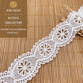 Water-soluble Hollow Lace Embroidered Bar Code Lace Children's Lace Dress Accessories Lace Trim 100% Polyester Bags & Shoes