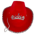 Wild West American Cowboy Red Hat for Promotional Party Supplies