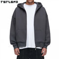 Blank Cotton Heavyweight Unisex Quality Hoodie Zipper Hoodie Manufacturer 400 500 Gsm Oversized Vintage Zip up Hoodie