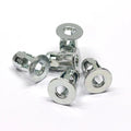 M6 Zinc Plated Steel Blind Jack Nut Threaded Insert Nuts Nut Inserts Jacknut For Name Card