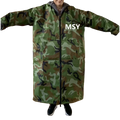 Waterproof Swim Parka Robe Men Adult Custom Swim Parka Coat  Waterproof Changing Robe