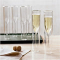 Newest Transparent Double Wall Wedding Celebration Party Toast Glass Goblet Cocktail Champagne Cup
