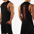 Custom logo Hot Sale Men Cotton Sports Singlets Body Building Men Fitness Stringer tank Top Gym Vest