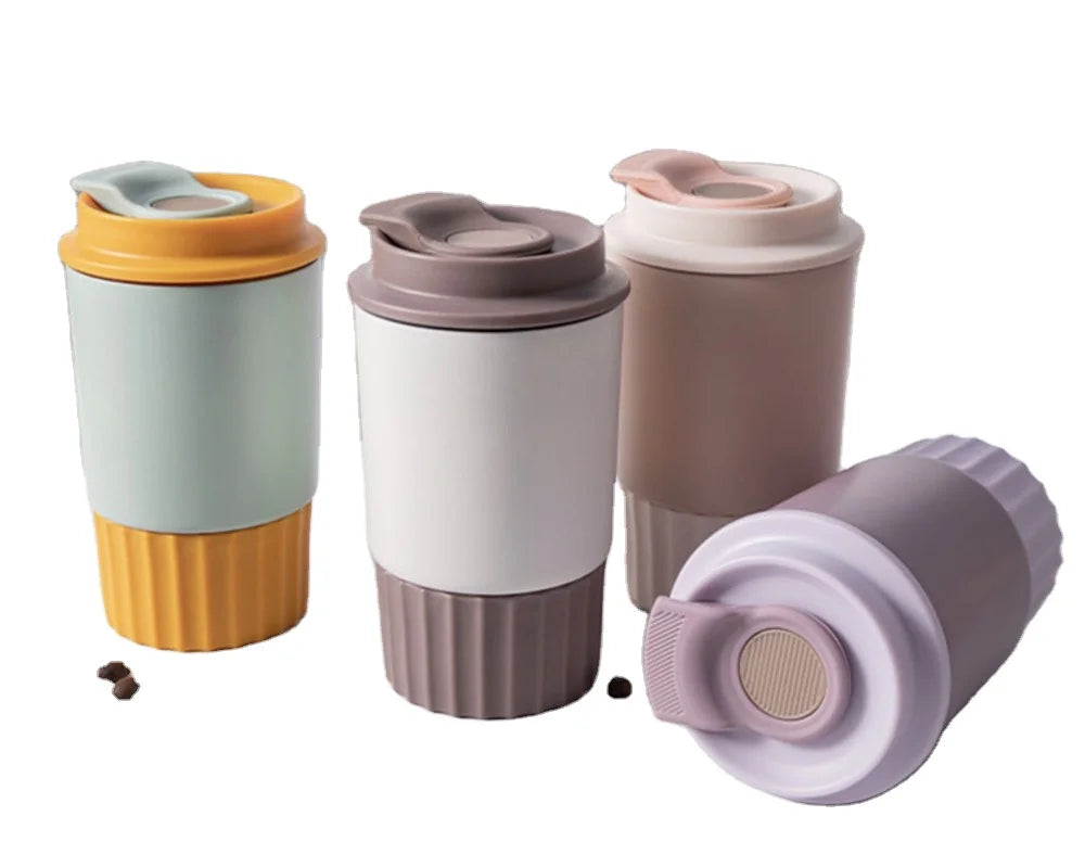 12Oz 360Ml Insulated Stainless Steel Travel Mug Coffee Thermos Vacuum Flask Tumbler Wholesale Stocked Camping Water Bottle Logo