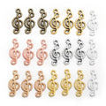 100pcs/bag 7 Colors Musical Note Charms for Earring Clothing Pendants DIY Jewelry Making Handmade Craft 8*20mm P219