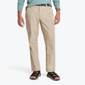 Men's Casual Loose Straight Mid Waist Quick Drying Lightweight Outdoor Pants Elastic Waistband Nylon with Multi Pockets