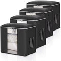 Large Bed Clear PVC Window Storage Bag for Clothes Comforters Blankets and Duvet Enhanced Comfort and Organization