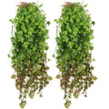 Artificial Hanging Plants Ivy Vines Leaves Fern Greenery Plastic Long Stem UV Resistant Real Touch for Home Wall Garden Decor