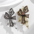 DAIHE XZ-088 Bow Brooch for Women  High-end Floral Pin for Neck and Collar Brooch