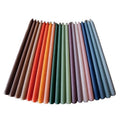 Wholesale 4pcs 12 Inch Color Stick Pillar Candle Set Paraffin Wax Wedding Birthday Parties Holidays Bars Thanksgiving Easter