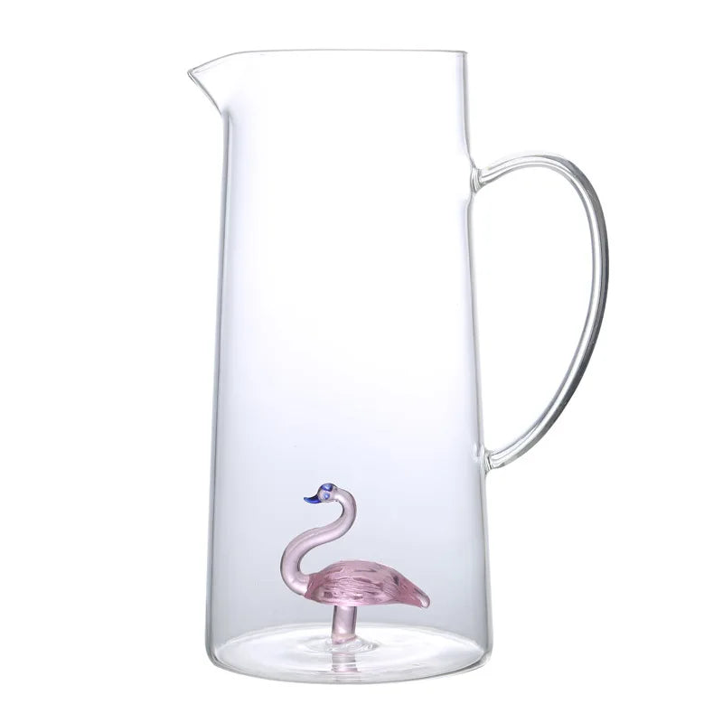 Brand New Home Using Flamingos in Inner Part Glass Kettle Egg Glass Cup for Wedding MegaBDM