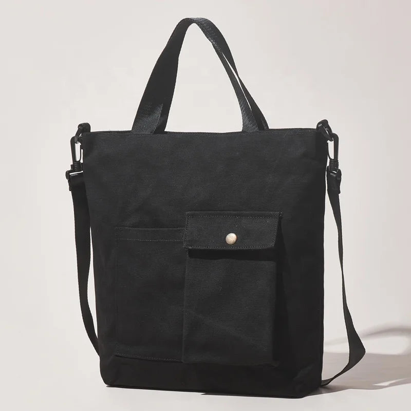Custom Travel Reusable Shopping Bag for Men Large Lady's Canvas Tote Bag