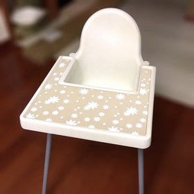 BPA Free Waterproof Non Slip Silicone Baby Splat Mat for Under High Chair Feeding Mat Kids