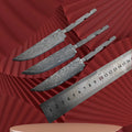 Wholesale Custom Logo S35VN 67Layers Full Tang Damascus Kitchen Fruit Paring Knife DIY Blade Blank Blades