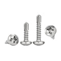 Dong Ji 303 304 305 306 OEM ODM Cross Recessed Screws Stainless Steel Flat Head Machine Screw for Valve and Engine