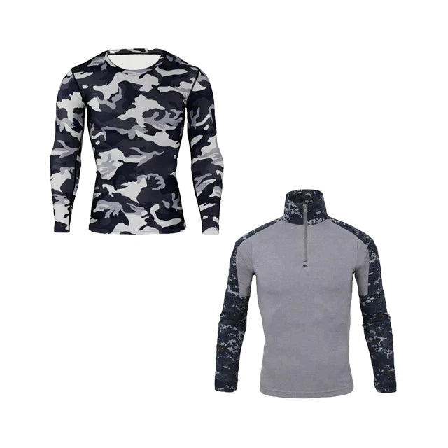 Wholesale Sublimation Shirt Bjj Men's Rashguards Beach Long Sleeves Surfing Rash Guard for Sport