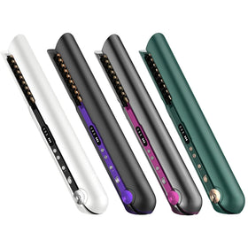 Customized Wireless Flat Iron USB Rechargeable Hair Straightener Fast Heating up PTC Ceramic Coating Irons