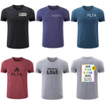 Custom Workout T Shirt Male Gym Athletic Sports Wear Active Fitness Men Quick Dry Spandex Polyester T-Shirts Wholesale