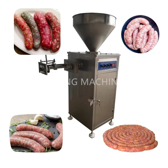 Pneumatic Quantitative Automatic Twisting Enema Machine Sausage Filler Stuffer Sausage Filling Making Machine
