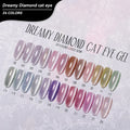 JTING Unique Effect 24colors Dreamy Diamond Cat Eye Gel Polish  OEM/ODM Free Custom Private Brand and Bottle Nail Gel Polish