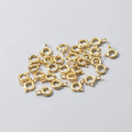 Wholesale 925 Sterling Silver Spring Clasp Bracelet and Necklace DIY Jewelry Findings with Zircon Stone Connection Silver Ring