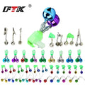 FTK 10Pcs Fishing Bells Fishing Alarming Accessories Equipment Fishing Tackle Accessories
