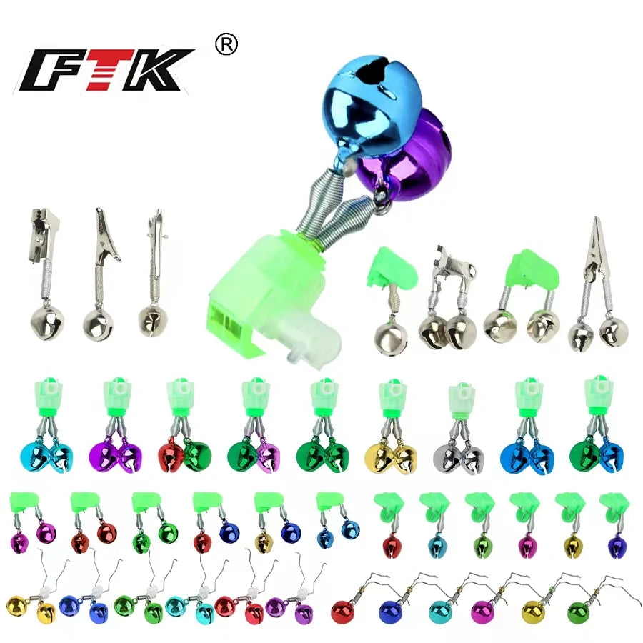 FTK 10Pcs Fishing Bells Fishing Alarming Accessories Equipment Fishing Tackle Accessories