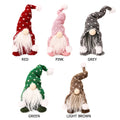 Cross-border Christmas Rudolph White Beard Faceless Doll Nordic Forester Knitted Hat Sitting Dwarf
