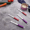 Factory Price Stainless Steel Solid Metal Big Oio Spider Strainer Kitchen Tools Ladle for Cooking Frying Colanders Strainers