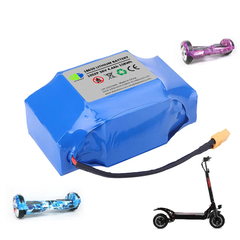Customized Li Ion Rechargeable 36V Batteries Pack for Scooter 4400mAh 2000mAh 3.7v Lithium Ion 18650 Battery 3500mAh 6000mAh