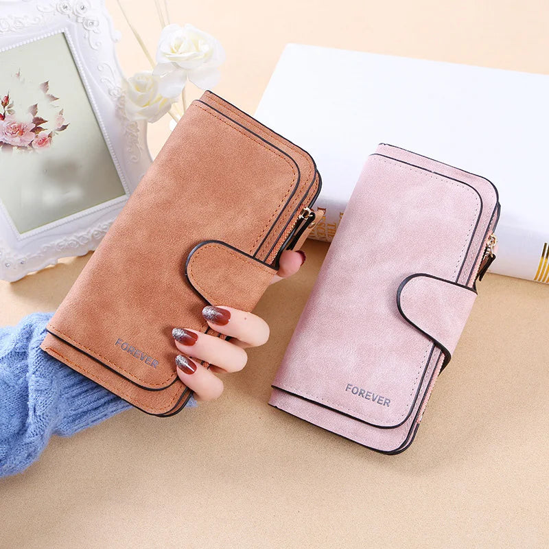 Wholesale  Fashion Phone Wallet Credit Card Bag Holder Small Classical Id Card Holder Leather Wallets for Women