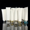 100g 120g 150g 200g  Face Wash Cosmetic Tube Plastic Soft Tube with Silver Gold  Blue White Black Caps Cosmetic Packaging Tubes