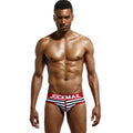 High-end Quality Hot Selling Men's Sports Running Absorb Sweat Breathable Briefs Striped Printing Cotton Sexy Underwear Shorts
