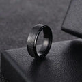 Fashion Stainless Steel Ring Cool 6/8 mm Wide Wedding Ring for Unisex