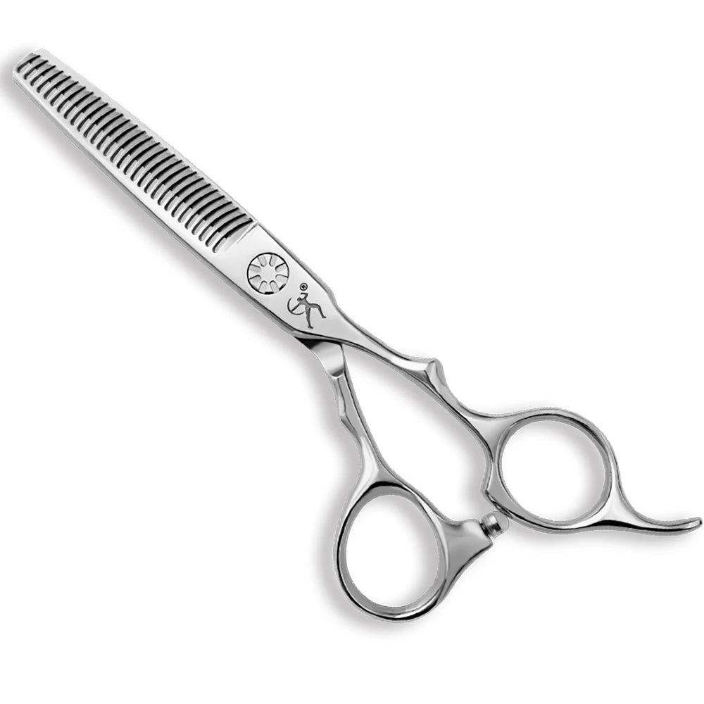 Professional Japanese Hair Scissors Barber Hair Thinning Scissors Beard Ball Screw Scissors Stainless Steel TITAN/OEM Straight