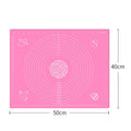 Manufacturer Direct Sale Non-stick Non-slip Reusable Silicone Pastry Mat 40*50 Silicone Baking Mat Dough Rolling Mat