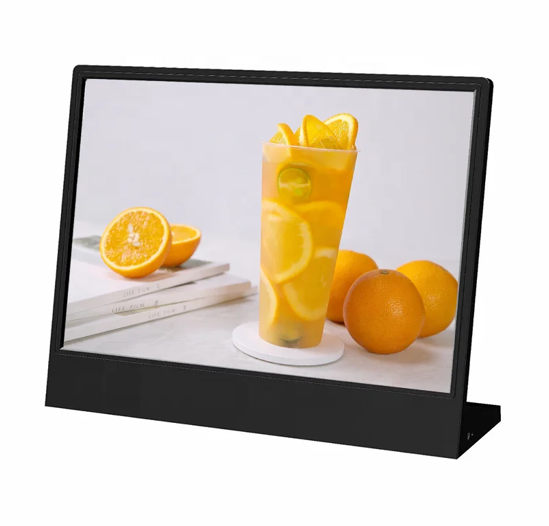 Rechargeable A5 A4 A3 Desktop Wireless Light Box Movable Magnetic Decorative Billboard Rectangle Shape