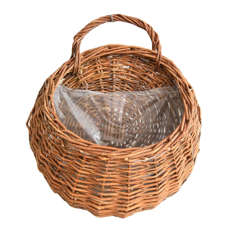 Pots for Plants Indoor  Garden Succulent Planters Outdoor Flower Pots Wholesale Straw Hanging Planter