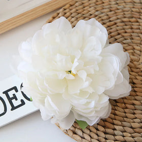 E-L027 Hot Selling Colorful Decoration Wedding 14cm Artificial Large Peony Heads Flower