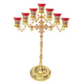 HT Orthodox Vigil Oil Lamp Orthodox Branch-shaped Oil Lamp Church Supplies Church Decorations Prayer Ceremony Easter
