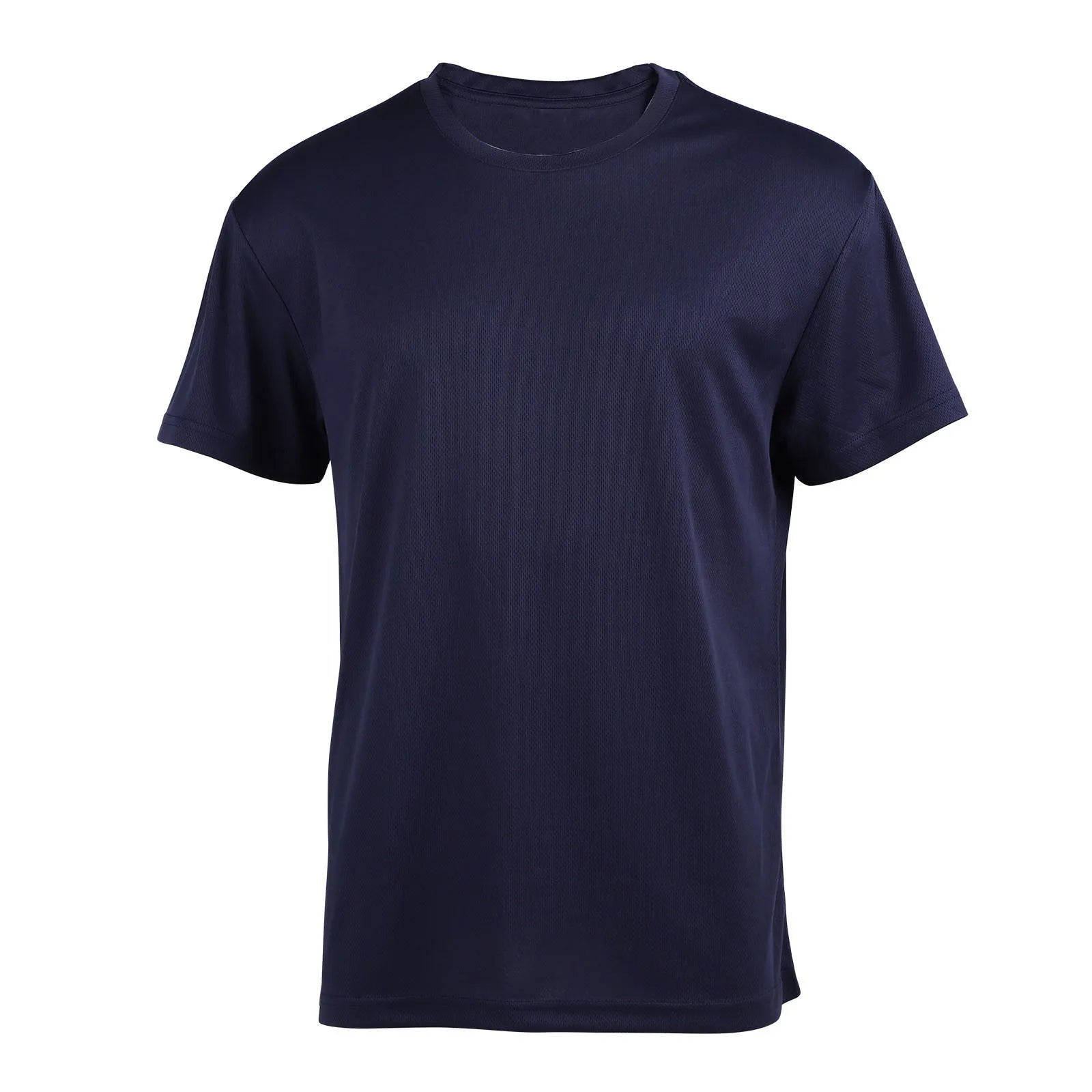 100% Polyester Quick Dry Workout Gym Sports T-Shirts Crew Neck Regular Fit Free Label Print Short Length Blank Design