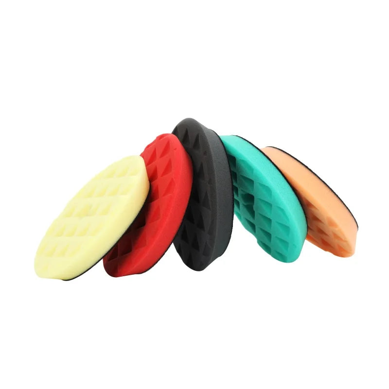 Factory Outlet 5/6in Durable Reusable Polyurethane Sponge Buffing Pad RO Car Polish Pad for Auto Body Deatiling