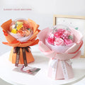 Wholesale Transparent Bobo Balloons  Graduation Gift Rose Bouquet Cute Soap Flower Birthday Valentine's Day Gift for Girlfriend