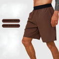 2024 New Men's Casual Nylon Shorts High Waist Breathable Athletic Pants Lightweight Quick-Dry for Running and Gym for Adults